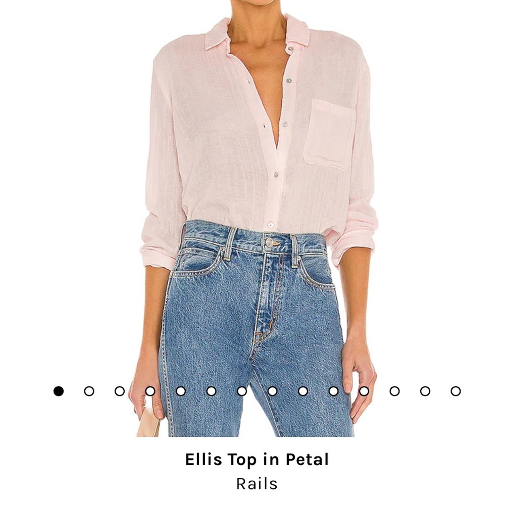 Rails blush pink linen top. Worn once